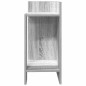 vidaXL Tavolino Laterale con Ripiano Grigio Sonoma 25,5x27x60 cm vidaXL Tavolino Laterale con Ripiano Grigio Sonoma 25,5x27x60 cm
