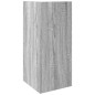 vidaXL Tavolino Laterale con Ripiano Grigio Sonoma 25,5x27x60 cm vidaXL Tavolino Laterale con Ripiano Grigio Sonoma 25,5x27x60 cm