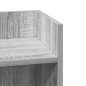 vidaXL Tavolino Laterale con Ripiano Grigio Sonoma 25,5x27x60 cm vidaXL Tavolino Laterale con Ripiano Grigio Sonoma 25,5x27x60 cm