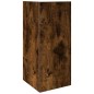 vidaXL Tavolino Laterale con Ripiano Rovere Fumo 25,5x27x60 cm