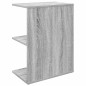 vidaXL Comodini 2 pz Grigio Sonoma 46,5x29x61 cm in Legno Multistrato