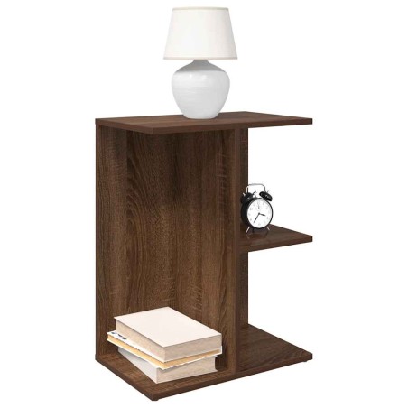 vidaXL Comodini 2 pz Rovere Marrone 46,5x29x61 cm in Legno Multistrato