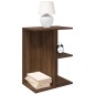 vidaXL Comodini 2 pz Rovere Marrone 46,5x29x61 cm in Legno Multistrato