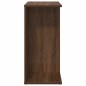 vidaXL Comodini 2 pz Rovere Marrone 46,5x29x61 cm in Legno Multistrato