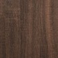 vidaXL Comodini 2 pz Rovere Marrone 46,5x29x61 cm in Legno Multistrato