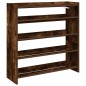 vidaXL Scarpiera Rovere Fumo 80x25x81 cm in Legno Multistrato