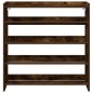 vidaXL Scarpiera Rovere Fumo 80x25x81 cm in Legno Multistrato