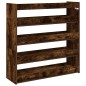 vidaXL Scarpiera Rovere Fumo 80x25x81 cm in Legno Multistrato