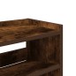 vidaXL Scarpiera Rovere Fumo 80x25x81 cm in Legno Multistrato
