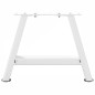 vidaXL Gambe Tavolino da Caffè a A 2pz Bianco 40x(30-31) cm Acciaio vidaXL Gambe Tavolino da Caffè a A 2pz Bianco 40x(30-31) cm Acciaio