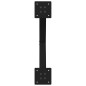 vidaXL Gambe Tavolino Caffè a X 2 pz Nero 60x(42-43)cm Acciaio vidaXL Gambe Tavolino Caffè a X 2 pz Nero 60x(42-43)cm Acciaio