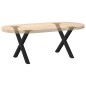 vidaXL Gambe Tavolino Caffè a X 2 pz Nero 60x(42-43)cm Acciaio vidaXL Gambe Tavolino Caffè a X 2 pz Nero 60x(42-43)cm Acciaio