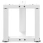 vidaXL Gambe Tavolino da Caffè a T 2 pz Bianco 30x25x(30-31)cm Acciaio vidaXL Gambe Tavolino da Caffè a T 2 pz Bianco 30x25x(30-31)cm Acciaio