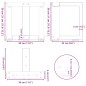 vidaXL Gambe Tavolino da Caffè a T 2 pz Bianco 30x25x(30-31)cm Acciaio vidaXL Gambe Tavolino da Caffè a T 2 pz Bianco 30x25x(30-31)cm Acciaio