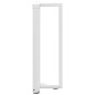 vidaXL Gambe Tavolo Consolle a T 2 pz Bianco 25x28x(72-73) cm Acciaio vidaXL Gambe Tavolo Consolle a T 2 pz Bianco 25x28x(72-73) cm Acciaio
