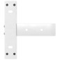vidaXL Gambe Tavolo Consolle a T 2 pz Bianco 25x28x(72-73) cm Acciaio vidaXL Gambe Tavolo Consolle a T 2 pz Bianco 25x28x(72-73) cm Acciaio