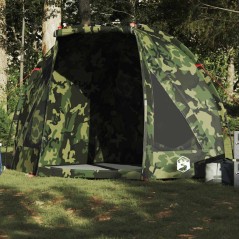 vidaXL Tenda da Pesca Mimetica Impermeabile