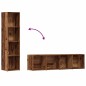 vidaXL Libreria Legno Antico 36x30x143 cm in Legno Multistrato vidaXL Libreria Legno Antico 36x30x143 cm in Legno Multistrato