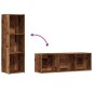 vidaXL Libreria in Legno Antico 36x30x114 cm in Legno Multistrato vidaXL Libreria in Legno Antico 36x30x114 cm in Legno Multistrato