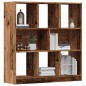 vidaXL Libreria in Legno Antico 97,5x29,5x100 cm Legno Multistrato vidaXL Libreria in Legno Antico 97,5x29,5x100 cm Legno Multistrato