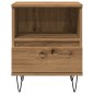 vidaXL Comodino Rovere Artigianale 40x35x50 cm in Legno Multistrato