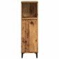 vidaXL Armadietto da Bagno Legno Antico 30x30x100 cm in Truciolato