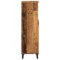 vidaXL Armadietto da Bagno Legno Antico 30x30x100 cm in Truciolato
