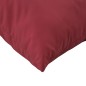 vidaXL Cuscini per Pallet 2 pz Rosso Vino in Tessuto