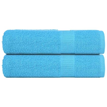 vidaXL Asciugamani 2 pz Turchesi 50x100 cm 360 g/m² 100% Cotone