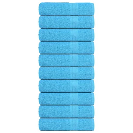 vidaXL Asciugamani 10 pz Turchesi 50x100 cm 360 g/m² 100% Cotone
