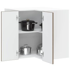 vidaXL Pensile da Cucina ad Angolo Porto Rovere Marrone in Truciolato