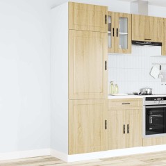 vidaXL Armadio da Cucina Porto Rovere Sonoma in Legno Multistrato