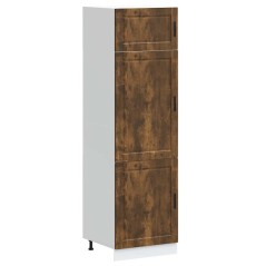 vidaXL Armadio da Cucina Porto Rovere Fumo in Legno Multistrato