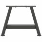 vidaXL Gambe Tavolino Caffè a A 2 pz Antracite 50x(30-31)cm in Acciaio vidaXL Gambe Tavolino Caffè a A 2 pz Antracite 50x(30-31)cm in Acciaio
