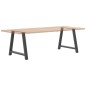 vidaXL Gambe Tavolino Caffè a A 2pz Antracite 100x(72-73)cm in Acciaio vidaXL Gambe Tavolino Caffè a A 2pz Antracite 100x(72-73)cm in Acciaio