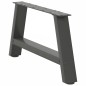 vidaXL Gambe Tavolino Caffè a A 2 pz Antracite 70x(30-31)cm in Acciaio vidaXL Gambe Tavolino Caffè a A 2 pz Antracite 70x(30-31)cm in Acciaio