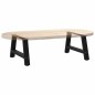 vidaXL Gambe Tavolino da Caffè a A 2 pz Nero 70x(30-31) cm in Acciaio vidaXL Gambe Tavolino da Caffè a A 2 pz Nero 70x(30-31) cm in Acciaio
