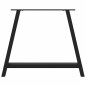 vidaXL Gambe Tavolino da Caffè a A 2 pz Nero 100x(72-73) cm in Acciaio vidaXL Gambe Tavolino da Caffè a A 2 pz Nero 100x(72-73) cm in Acciaio