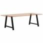 vidaXL Gambe Tavolino da Caffè a A 2 pz Nero 100x(72-73) cm in Acciaio vidaXL Gambe Tavolino da Caffè a A 2 pz Nero 100x(72-73) cm in Acciaio
