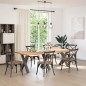 vidaXL Gambe Tavolo Pranzo a X 3 pz Antracite 80x(72-73) cm Acciaio vidaXL Gambe Tavolo Pranzo a X 3 pz Antracite 80x(72-73) cm Acciaio