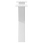vidaXL Gambe Tavolino Caffè a X 2 pz Bianco 60x(42-43) cm Acciaio