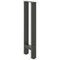 vidaXL Gambe per Tavolino Antracite 2 pz 28x(72-73) cm Acciaio vidaXL Gambe per Tavolino Antracite 2 pz 28x(72-73) cm Acciaio