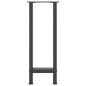vidaXL Gambe per Tavolino Antracite 2 pz 28x(72-73) cm Acciaio vidaXL Gambe per Tavolino Antracite 2 pz 28x(72-73) cm Acciaio