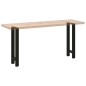 vidaXL Gambe per Tavolino Nero 2 pz 38x(72-73) cm Acciaio vidaXL Gambe per Tavolino Nero 2 pz 38x(72-73) cm Acciaio