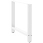 vidaXL Gambe per Tavolino Bianco 2 pz 80x(72-73) cm Acciaio vidaXL Gambe per Tavolino Bianco 2 pz 80x(72-73) cm Acciaio