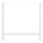 vidaXL Gambe per Tavolino Bianco 2 pz 80x(72-73) cm Acciaio vidaXL Gambe per Tavolino Bianco 2 pz 80x(72-73) cm Acciaio