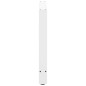 vidaXL Gambe per Tavolino Bianco 2 pz 80x(72-73) cm Acciaio vidaXL Gambe per Tavolino Bianco 2 pz 80x(72-73) cm Acciaio