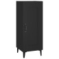 Credenza Nero 34,5x34x90 cm in Legno Multistrato Credenza Nero 34,5x34x90 cm in Legno Multistrato