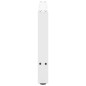 vidaXL Gambe per Tavolino Bianco 2 pz 70x(42-43) cm Acciaio vidaXL Gambe per Tavolino Bianco 2 pz 70x(42-43) cm Acciaio