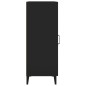 Credenza Nero 34,5x34x90 cm in Legno Multistrato Credenza Nero 34,5x34x90 cm in Legno Multistrato